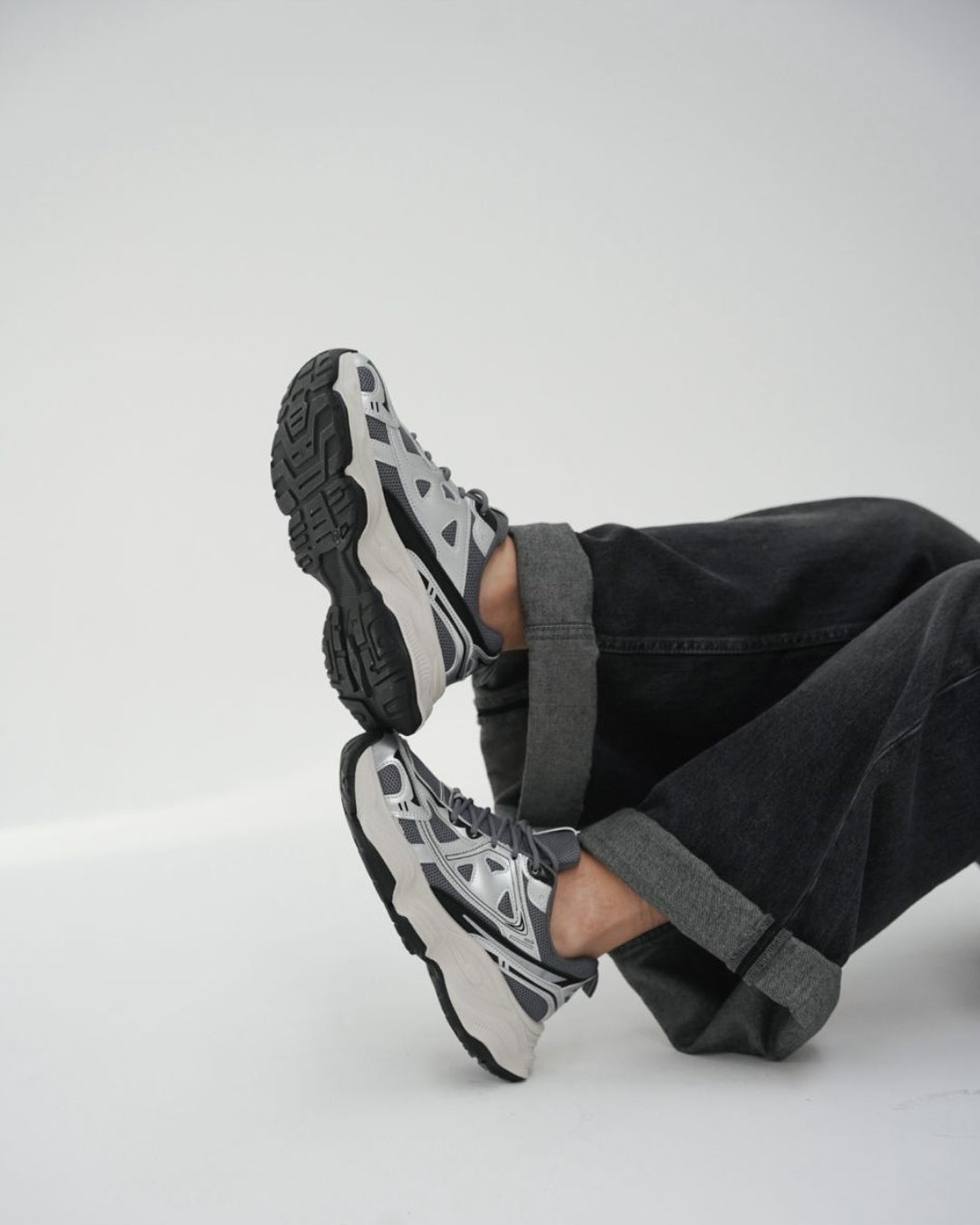 Sneakers Silver Wave